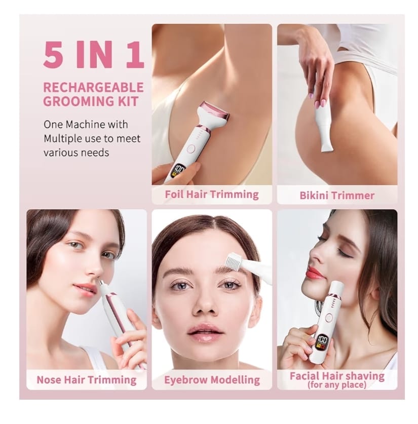 Rechargeable Grooming Kit for Women